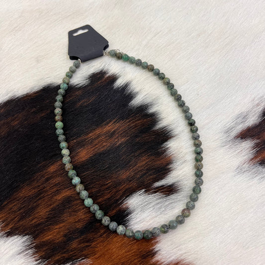 Perry Necklace - Dark Green