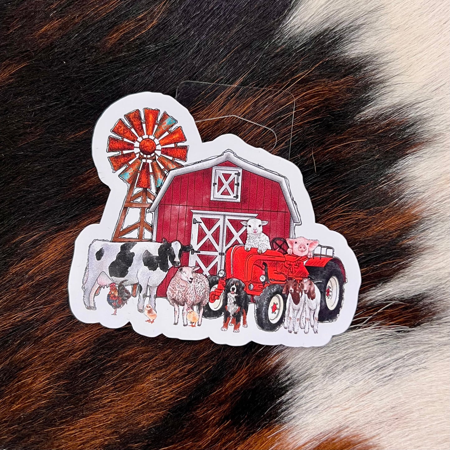 Sticker - Farm Animal Barn