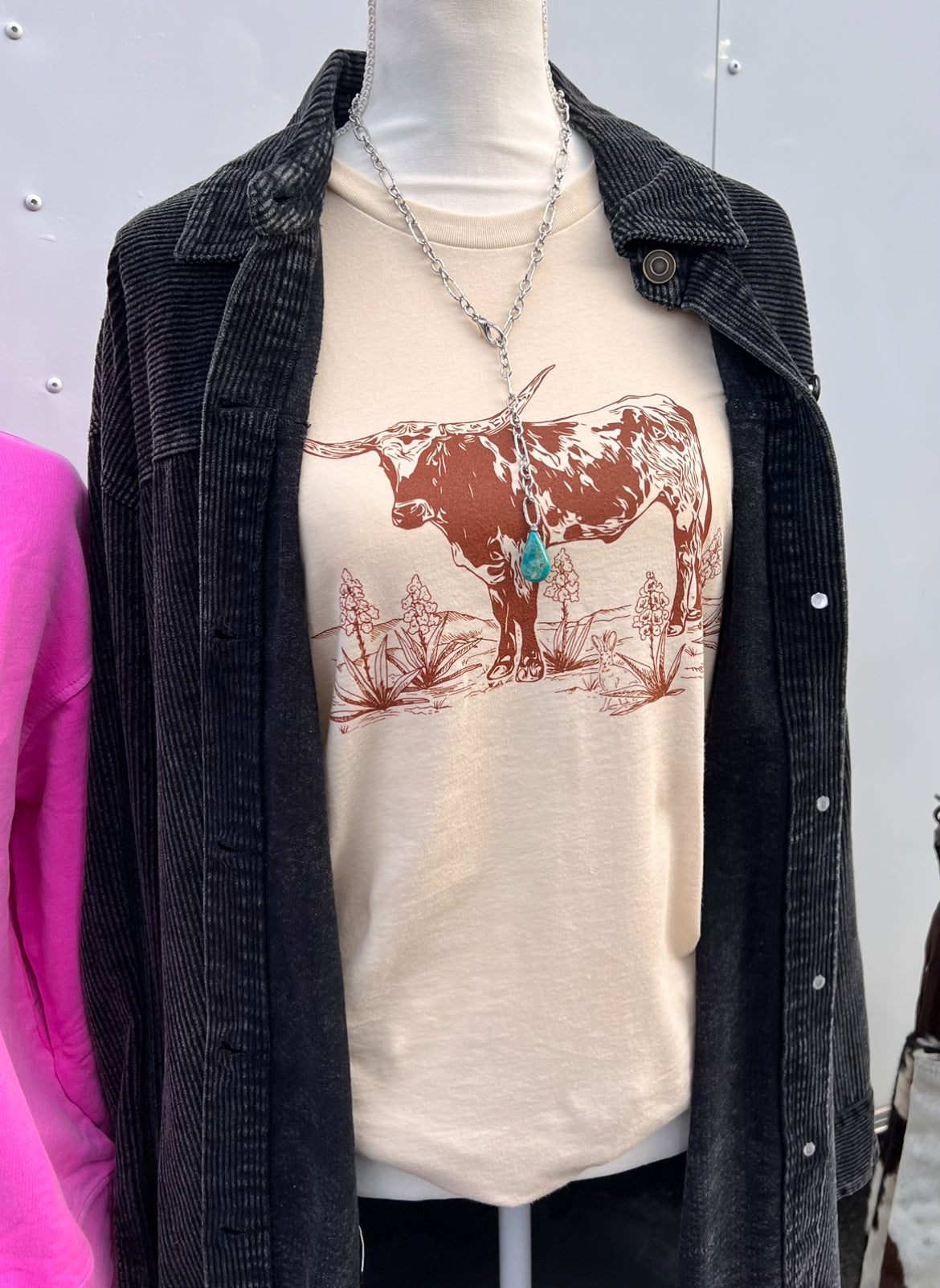 Longhorn + Yucca Graphic Tee