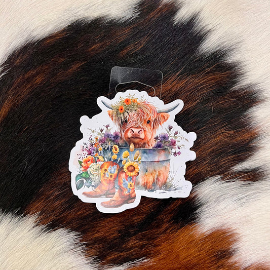 Sticker - Floral Calf