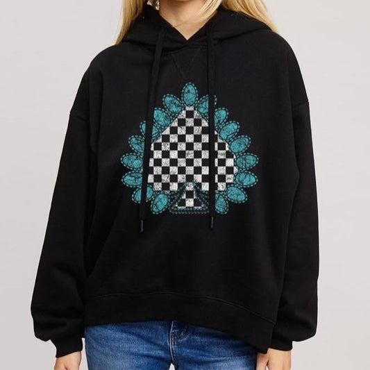 Checkered Spade Hoodie