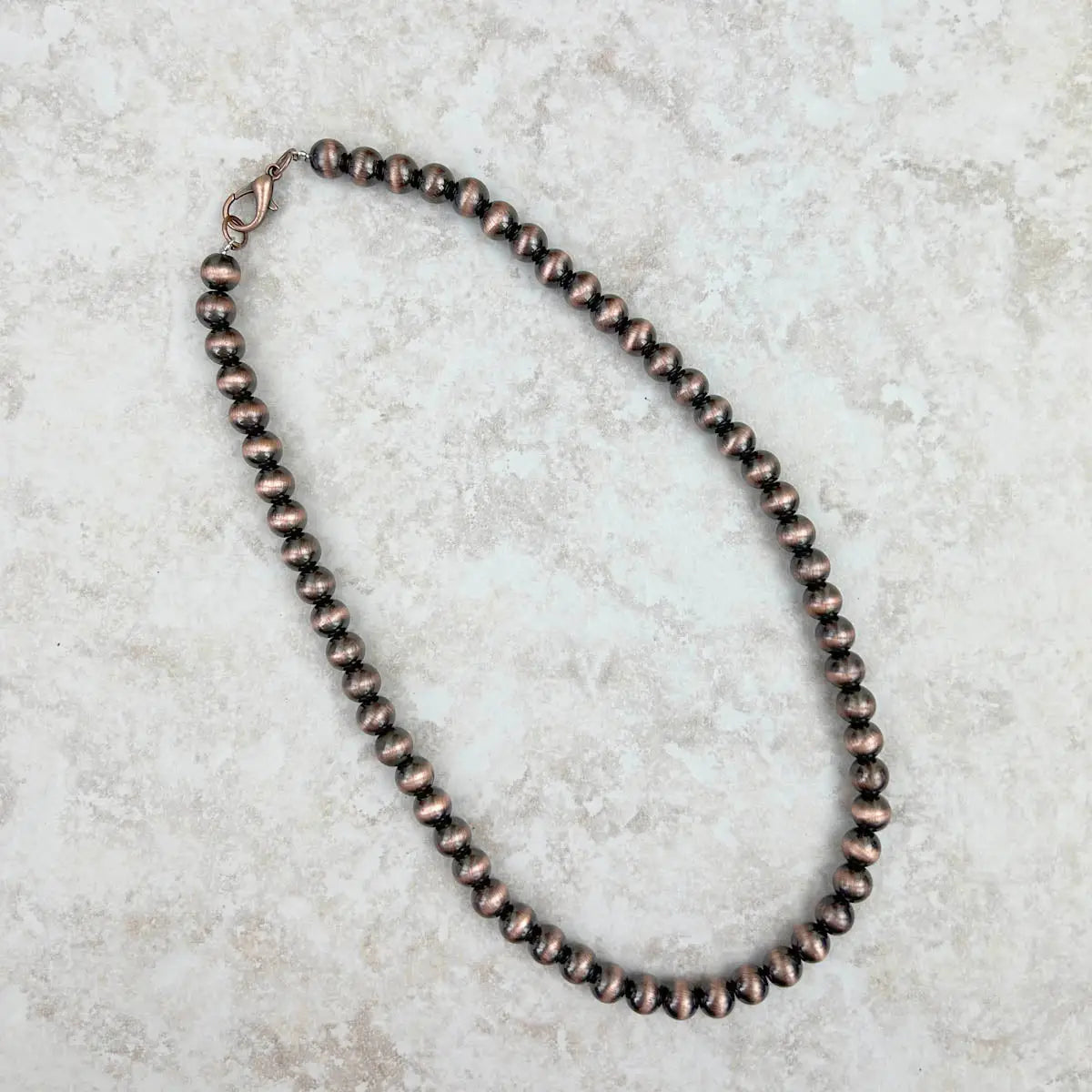 Navajo Copper Necklace - 8mm / 17"