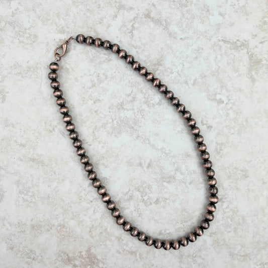 Navajo Copper Necklace - 8mm / 17"