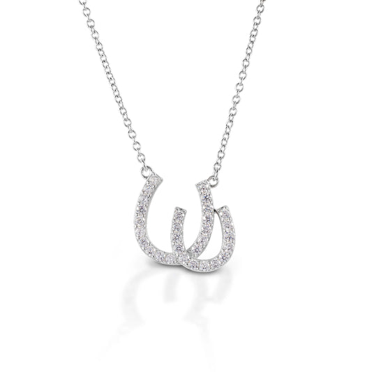 Kelly Herd Double Horseshoe Necklace