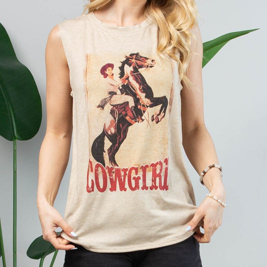 Vintage Cowgirl Tank