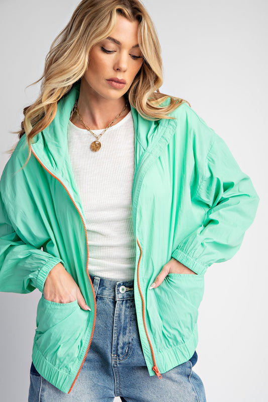 Mint Julep Windbreaker