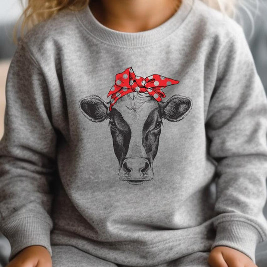 Youth Bandanna Cow Top